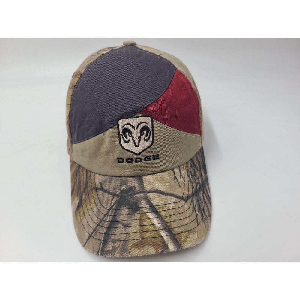Dodge Camo Paramount Outdoors Strapback Adjustable Hat Cap Car Men Women Brown